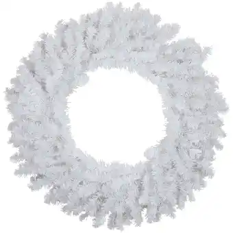 Walmart Northlight 24 Unlit White Canadian Pine Artificial Christmas Wreath offer