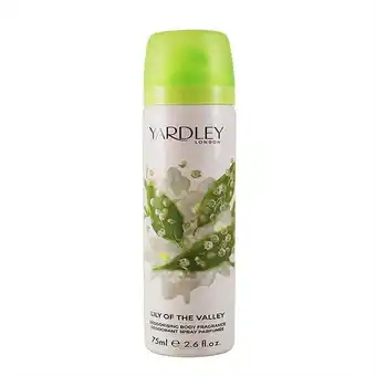 Walmart Lily Of The Valley Perfume By Yardley Of London For Women Refreshing Body Spray 2.6 Oz / 75 Ml offer