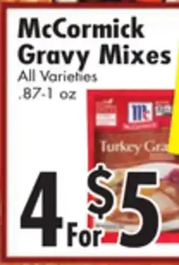 Ideal Food Basket McCormick Gravy Mixes offer