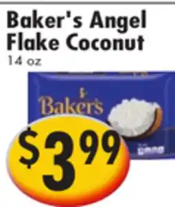 Ideal Food Basket Baker's Angel Flake Coconut offer