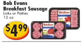 Ideal Food Basket Bob Evans Breakfast Sausage Links or Patties offer