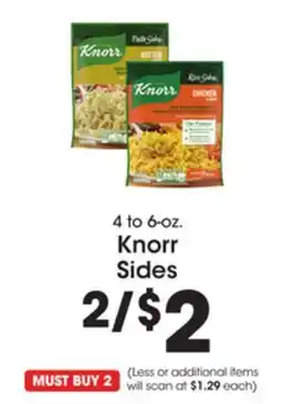 Price Rite Knorr Sides offer