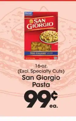 Price Rite San Giorgio Pasta offer