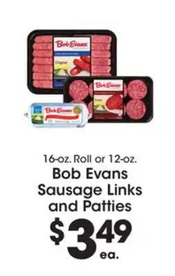 Price Rite Bob Evans Sausage Links and Patties offer