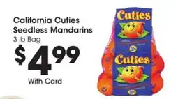 Kroger California Cuties Seedless Mandarins offer