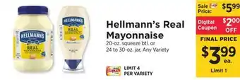 ShopRite Real Mayonnaise offer