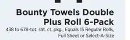 ShopRite Towels Double Plus Roll 6-Pack offer