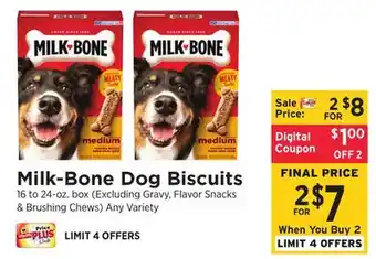 ShopRite Dog Biscuits offer