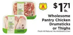 ShopRite Wholesome Pantry Chicken Drumsticks or Thighs offer