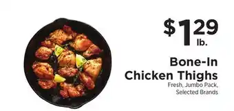 ShopRite Bone-In Chicken Thighs offer