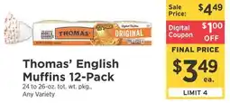 ShopRite English Muffins 12-Pack offer