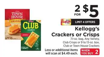 ShopRite Crackers or Crisps offer