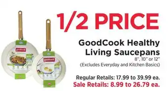 ShopRite Healthy Living Saucepans offer