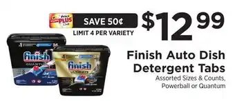 ShopRite Finish Auto Dish Detergent Tabs offer