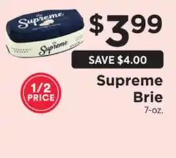 ShopRite Supreme Brie offer