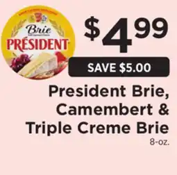 ShopRite Brie, Camembert & Triple Creme Brie offer