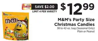 ShopRite Party Size Christmas Candies offer