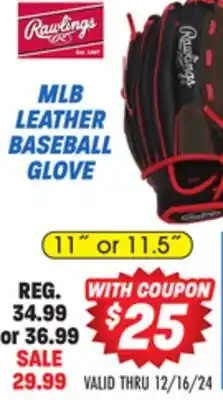 Big 5 Rawlings 11.5 MLB Leather Baseball Glove offer