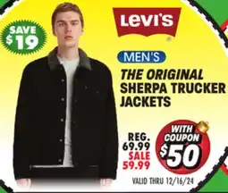 Big 5 Levi's Sherpa Trucker Men's Jacket offer