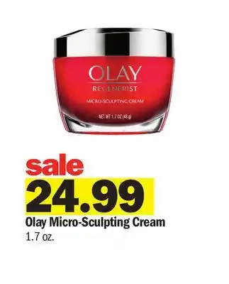 Meijer Olay Micro-Sculpting Cream offer