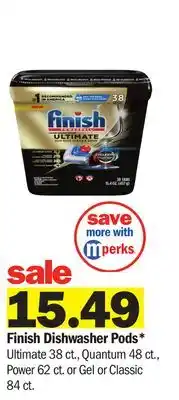 Meijer Finish Dishwasher Pods offer