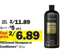 Meijer TRESemmé Shampoos or Conditioners offer