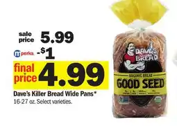 Meijer Dave's Killer Bread Wide Pans offer