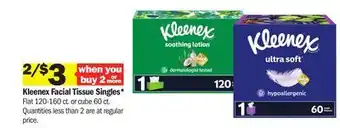 Meijer Kleenex Facial Tissue Singles offer