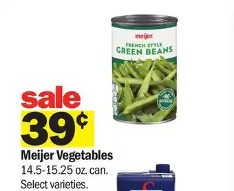 Meijer Meijer Vegetables offer