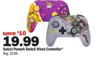 Meijer Select PowerA Switch Wired Controller offer