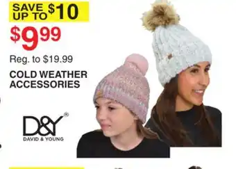 Dunham's Sports DAVID & YOUNG COLD WEATHER ACCESSORIES offer