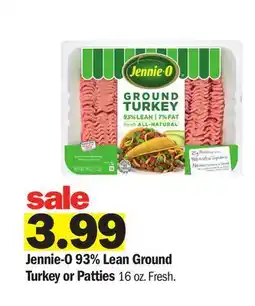 Meijer Jennie-O 93% Lean Ground Turkey or Patties offer