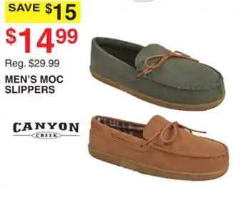 Dunham's Sports CANYON MEN'S MOC SLIPPERS offer