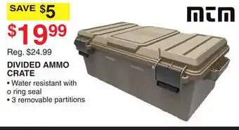 Dunham's Sports MCM DIVIDED AMMO CRATE offer