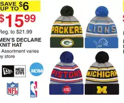 Dunham's Sports NEWERA, NCAA, NFL MEN'S DECLARE KNIT HAT offer