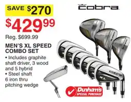 Dunham's Sports COBRA MEN'S XL SPEED COMBO SET offer