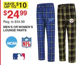 Dunham's Sports NCAA MEN'S OR WOMEN'S LOUNGE PANTS offer