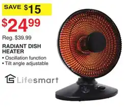 Dunham's Sports LIFESMART RADIANT DISH HEATER offer