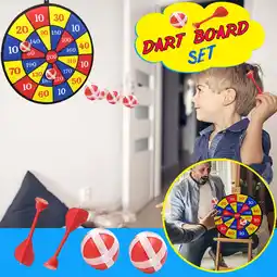 Walmart Darts & Dartboards, Fidget Toys Kids Dart Board Set 8inches Dart Board With Hook 2 Balls offer