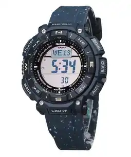 Walmart Casio ProTrek Climber Line Digital Blue Silicon Strap Tough Solar PRG-340SC-2 100M Men's Watch offer