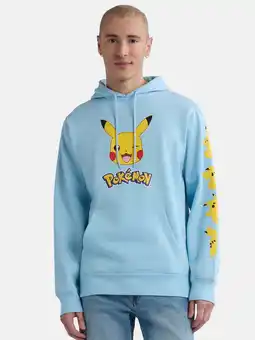 Walmart Pokémon Men’s Pikachu Graphic Hoodie with Long Sleeves, Sizes S-3XL offer