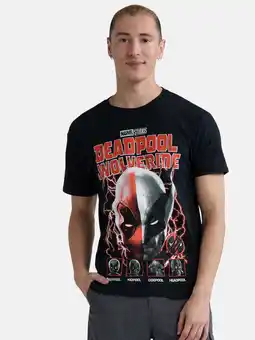 Walmart Deadpool and Wolverine Men's & Big Men's Graphic Tee with Short Sleeves, Sizes S-3XL offer