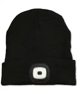 Walmart Adventure Mens Led Cuffed Beanie, Black offer