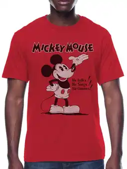 Walmart Disney, Mens Graphic Tee, Mickey Waves, Sizes S-3XL offer