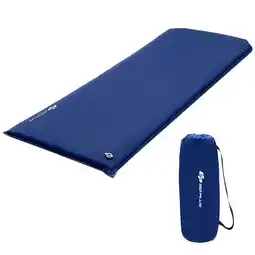 Walmart Costway Portable & Lightweight Folding Foam Sleeping Cot for Camping Blue offer