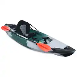 Walmart Costway Single Sit-on-Top Fishing Kayak Single Kayak Boat W/Fishing rod holders & Paddle offer