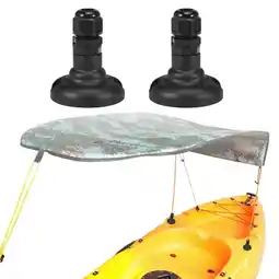 Walmart YAFELE 1 Pair Kayak Canopy Mount Base Hardware Kit for Boat Canoe Awning Sun Shade offer