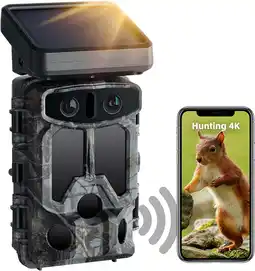 Walmart Campark TC07 60MP Dual-Lens WiFi Bluetooth Hunting Trail Camera 4K Night Vision IP66 Waterproof offer