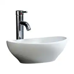 Walmart Modern Oval Vessel Bathroom Sink offer