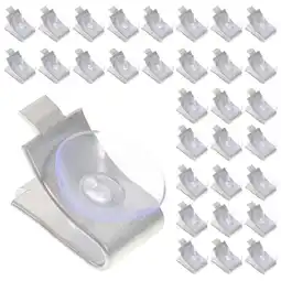 Walmart 20 Pcs Shelves Shelf Clips for Cabinets Adjustable Brackets Metal Stainless Steel offer